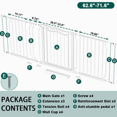Fairy Baby durable-metal-gate arch design provides a sturdy barrier