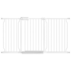 Fairy Baby extra-wide gate extended to fit large doorway openings for babies and pets
