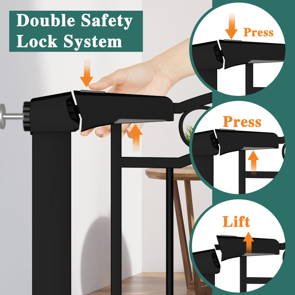 Fairy Baby Gate pressure-mount setup for quick, tool-free installation.