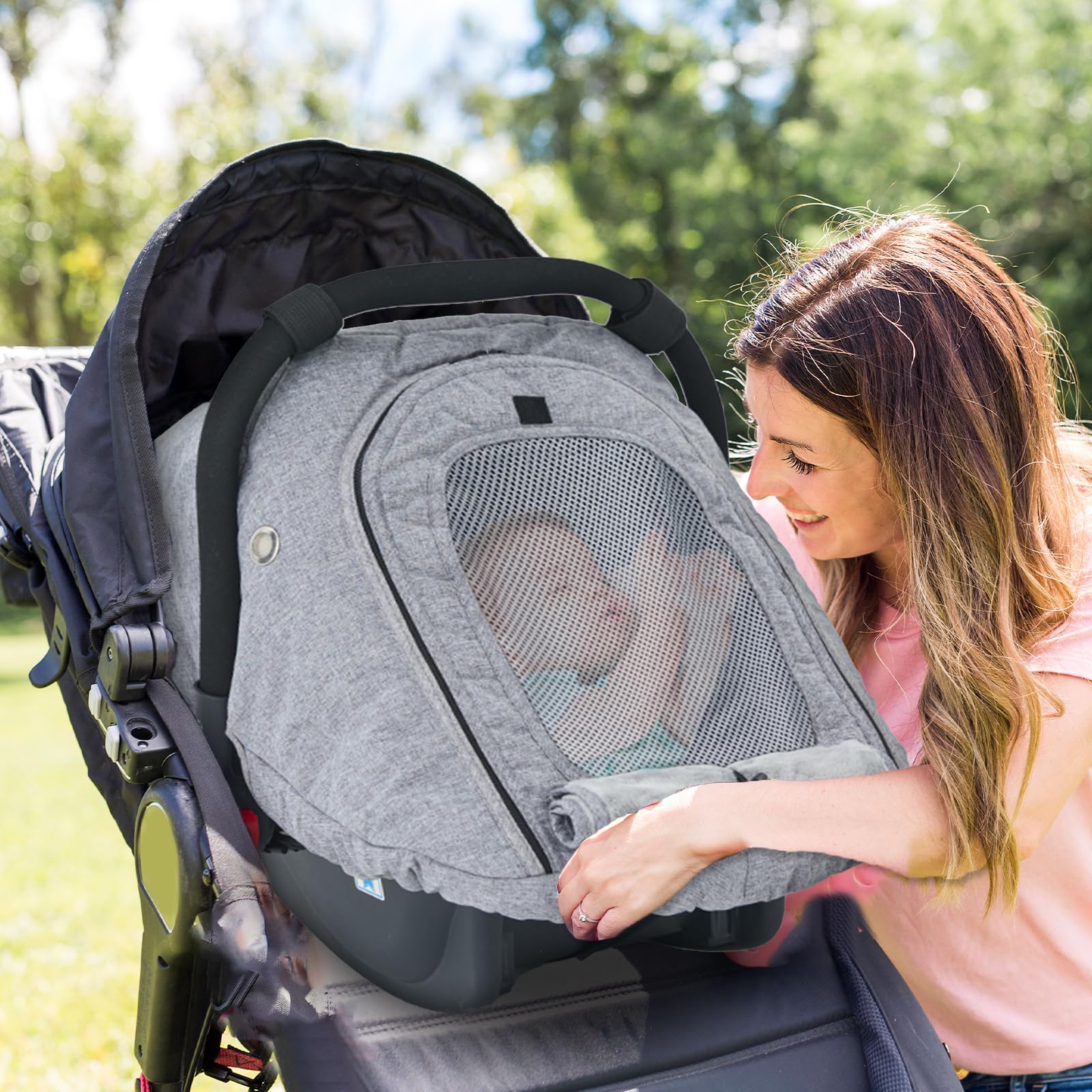 Fairy Baby grey cover makes a practical newborn gift
