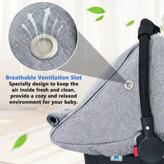 Fairy Baby mesh window cover offers visibility and ventilation for baby
