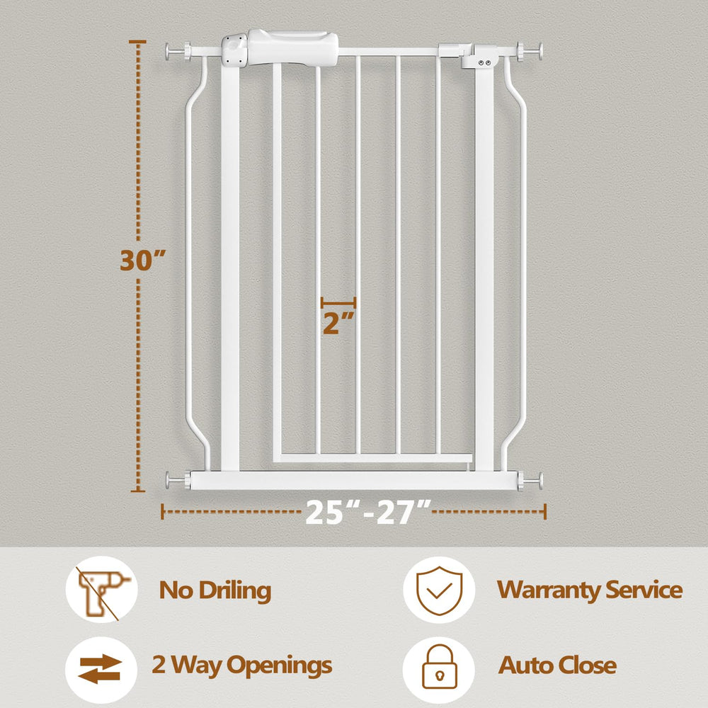 Fairy Baby gate shown in hallway installation for quick, tool-free setup