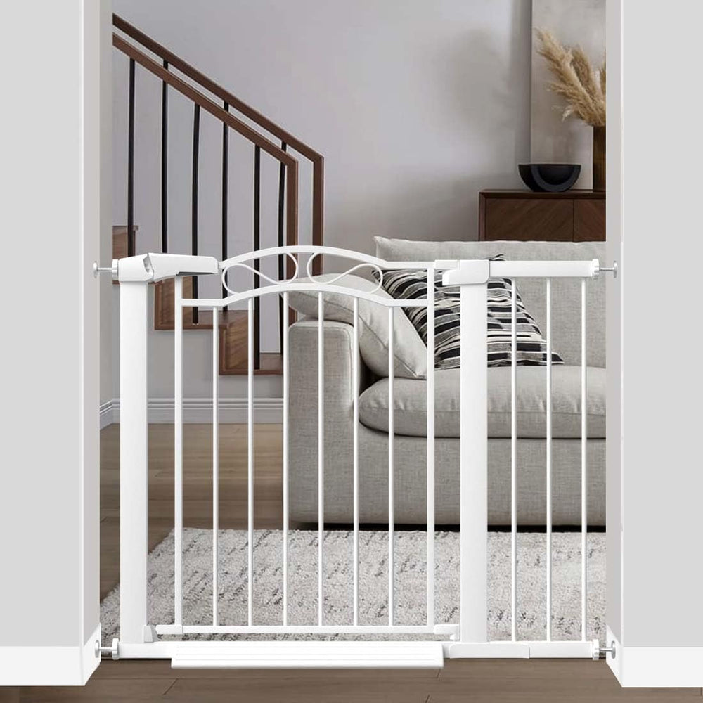 Fairy Baby walk-through gate in a doorway demonstrating safe passage for kids