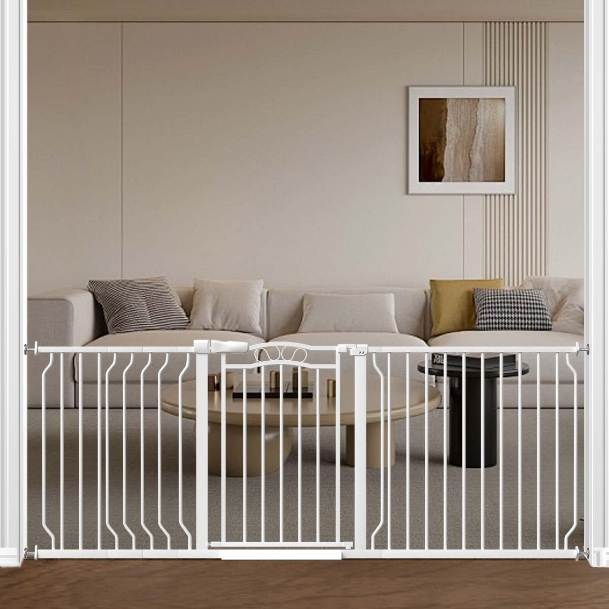Fairy Baby wide gate arch design offers a stylish, secure barrier for homes.