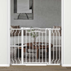 Fairy Baby adjustable wide gate for doorways provides secure baby and pet containment.