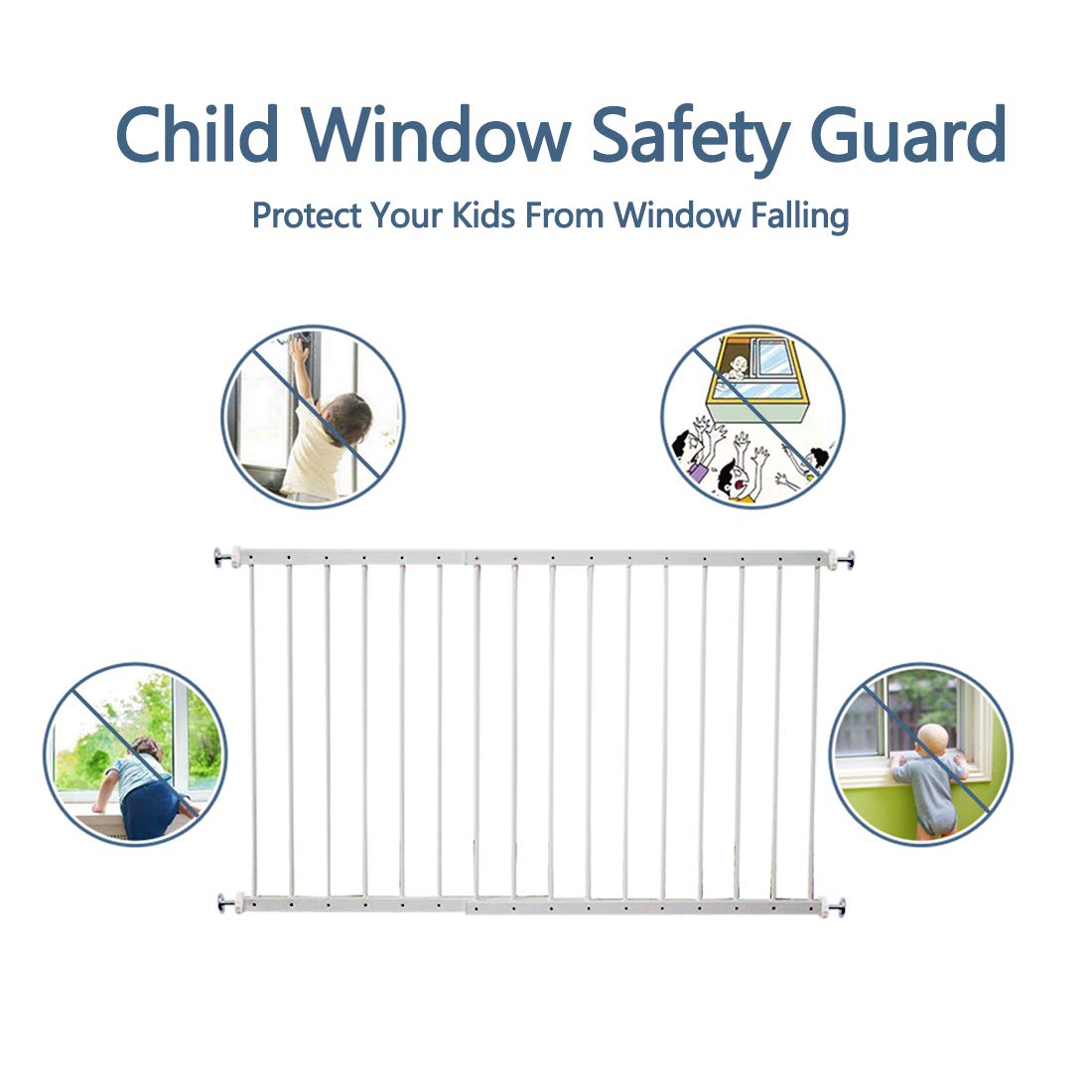 Fairy Baby window guard width adjustment for wider openings.