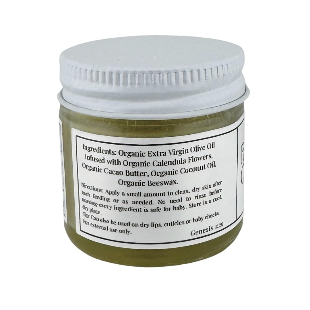 Faith and Grace Organics balm provides deep hydration and protection for sensitive skin