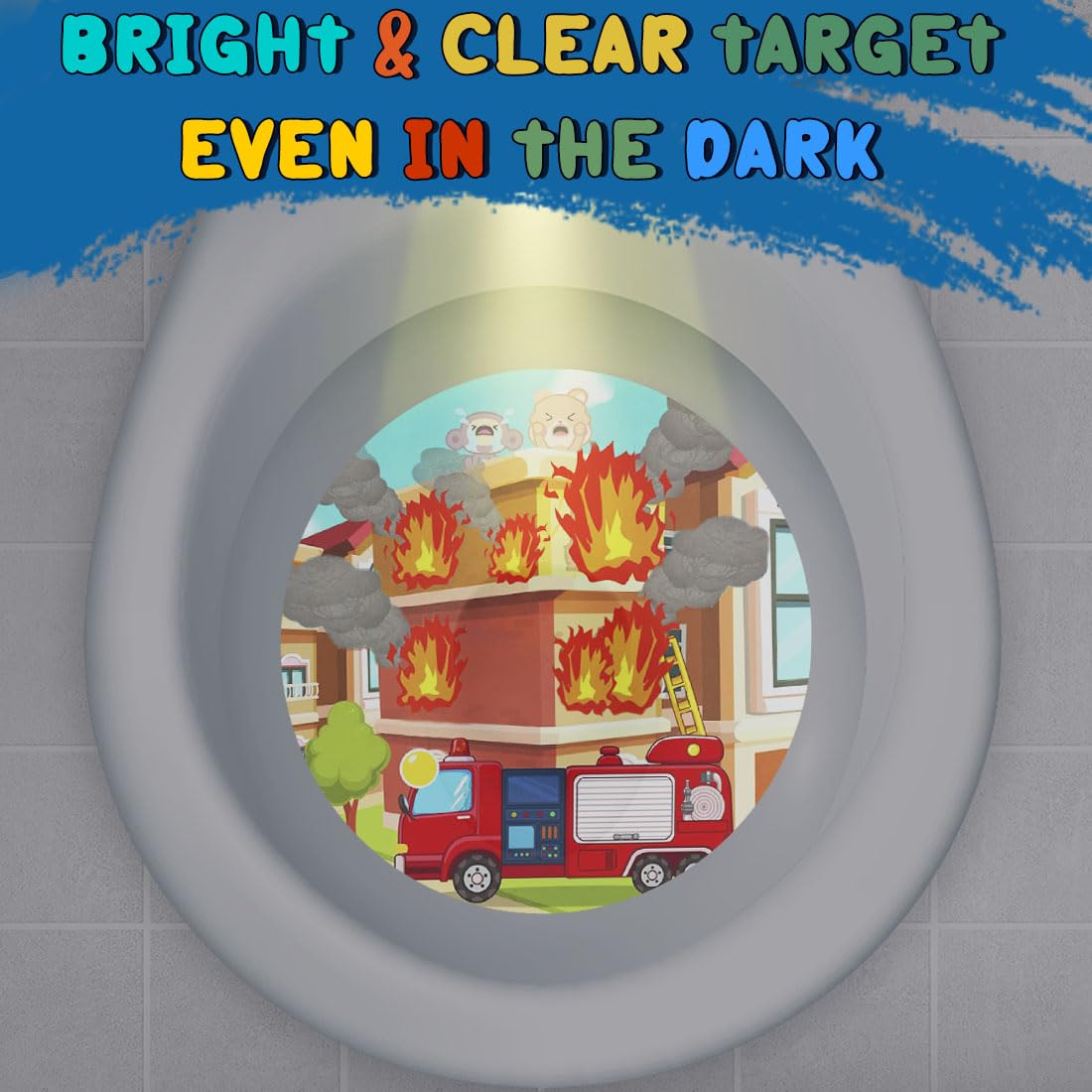 Faivykyd clear firefighting projection visible in dim lighting