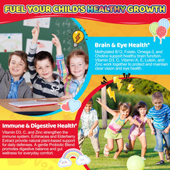 Fajeckma peach-flavored kids multivitamin gummies appealing to picky eaters