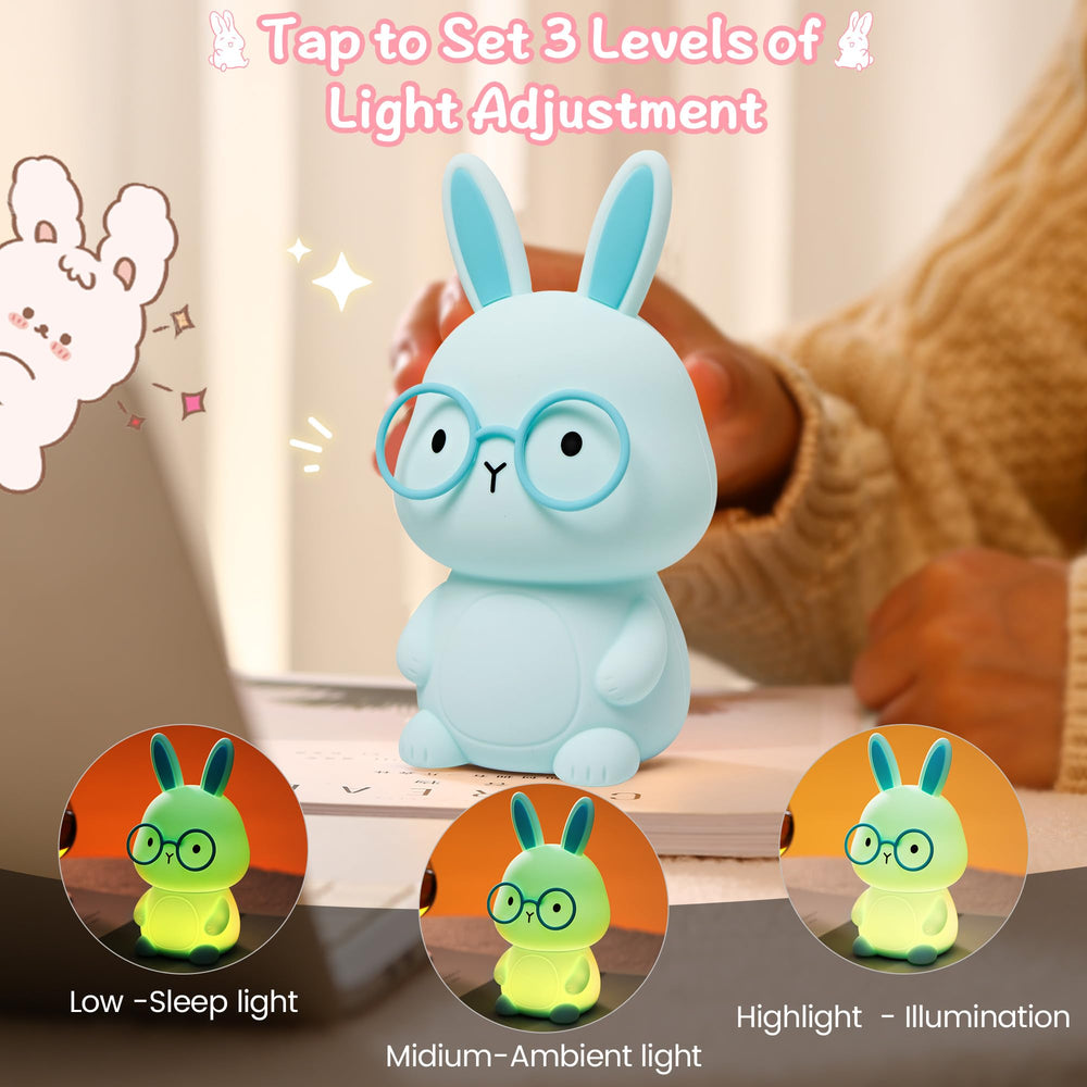 FAMIDUO Bunny Night Light 3-level dimmable for versatile lighting