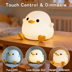 FAMIDUO night light features a 20-minute auto-off timer for energy saving.