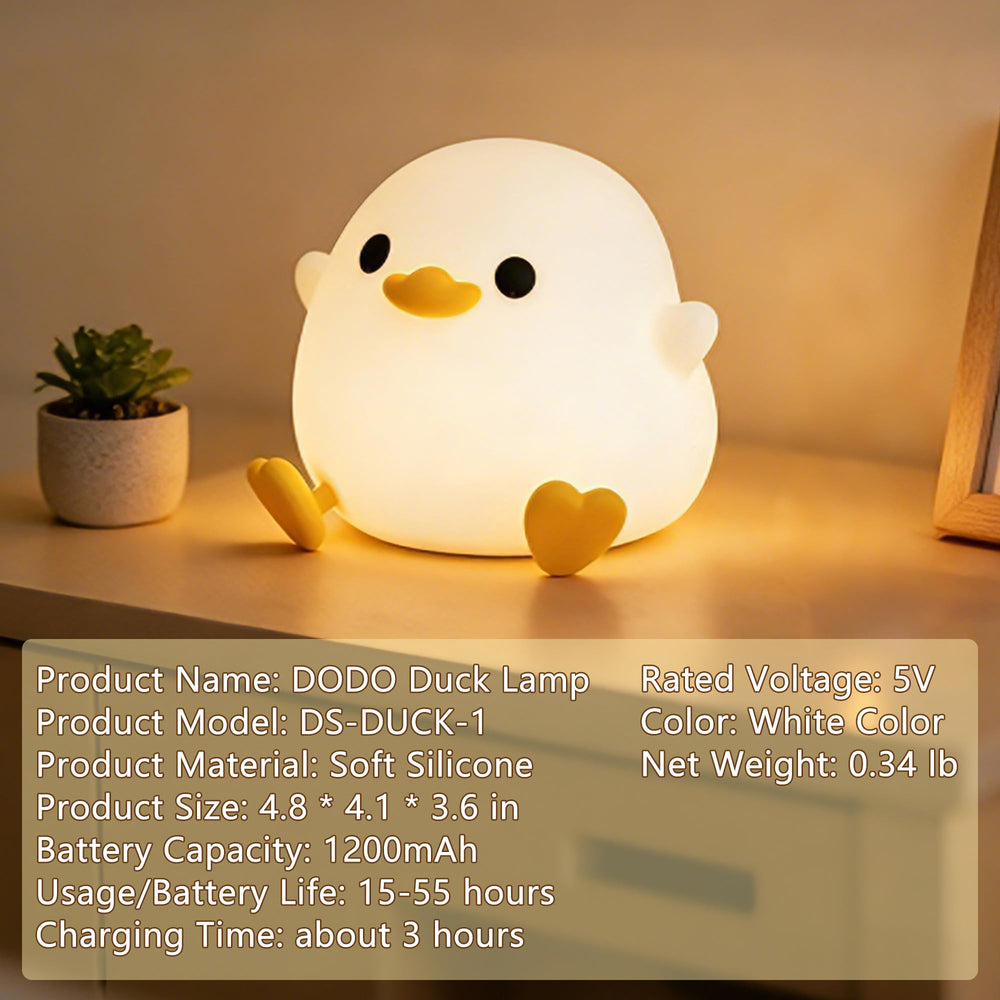 FAMIDUO portable duck light doubles as a travel night light.