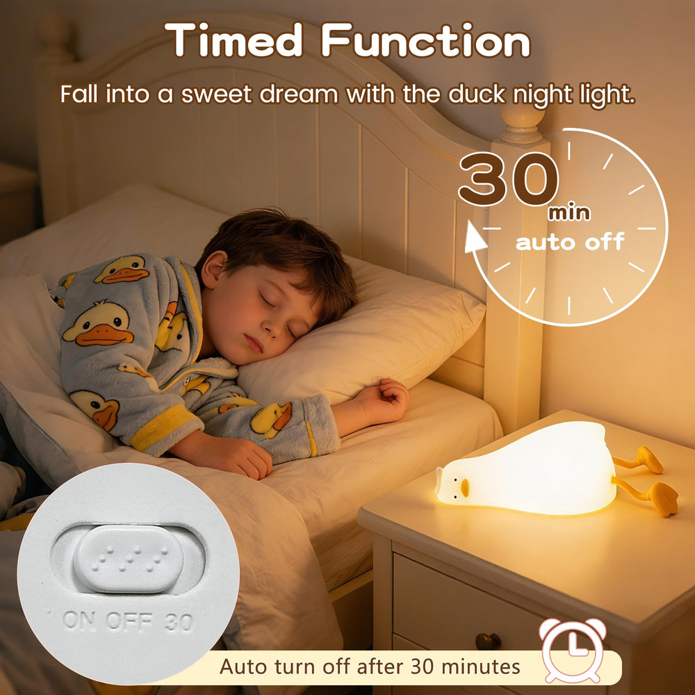 FAMIDUO existential crisis duck lamp offers whimsical mood lighting for kids.