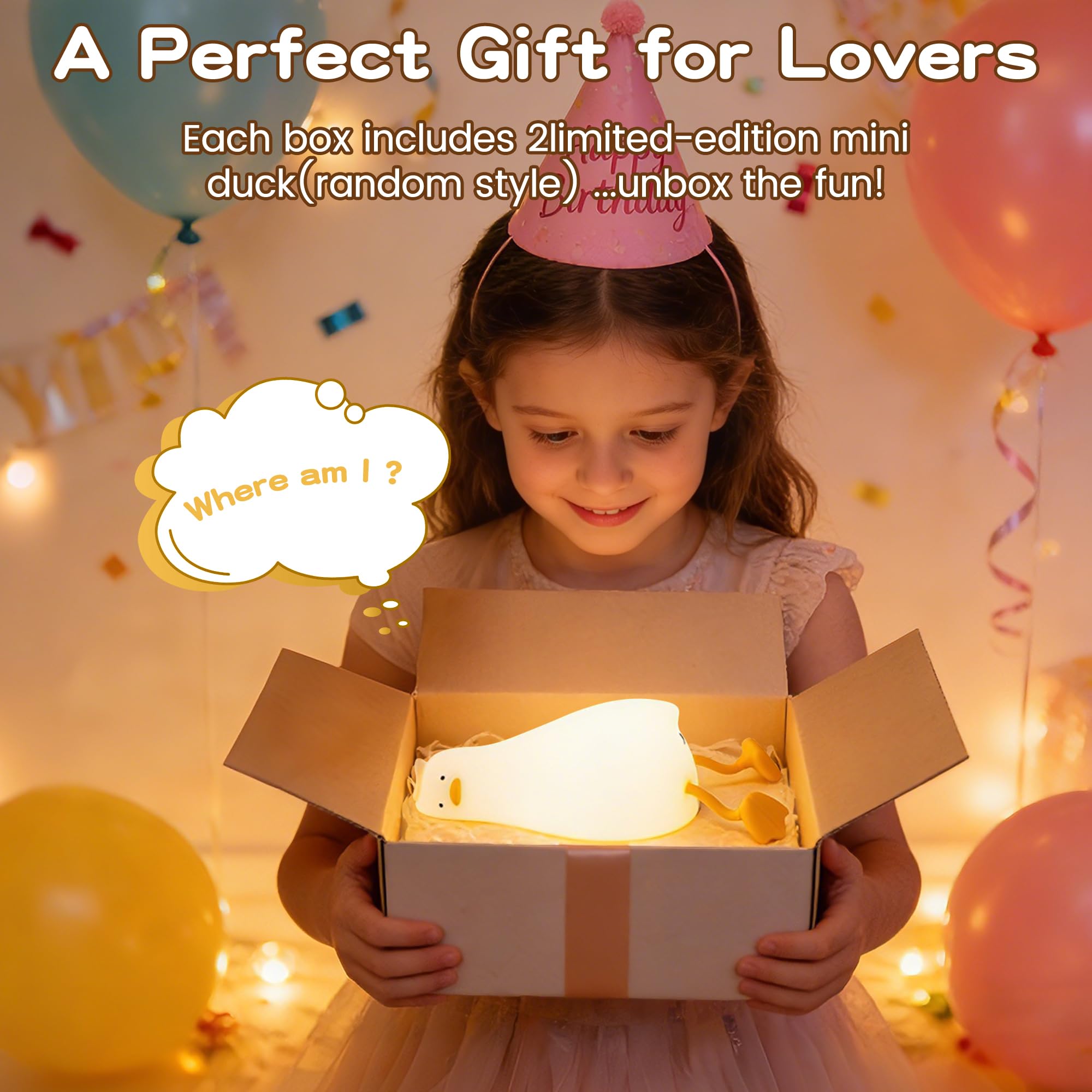 FAMIDUO rechargeable night light with USB charge and two modes.