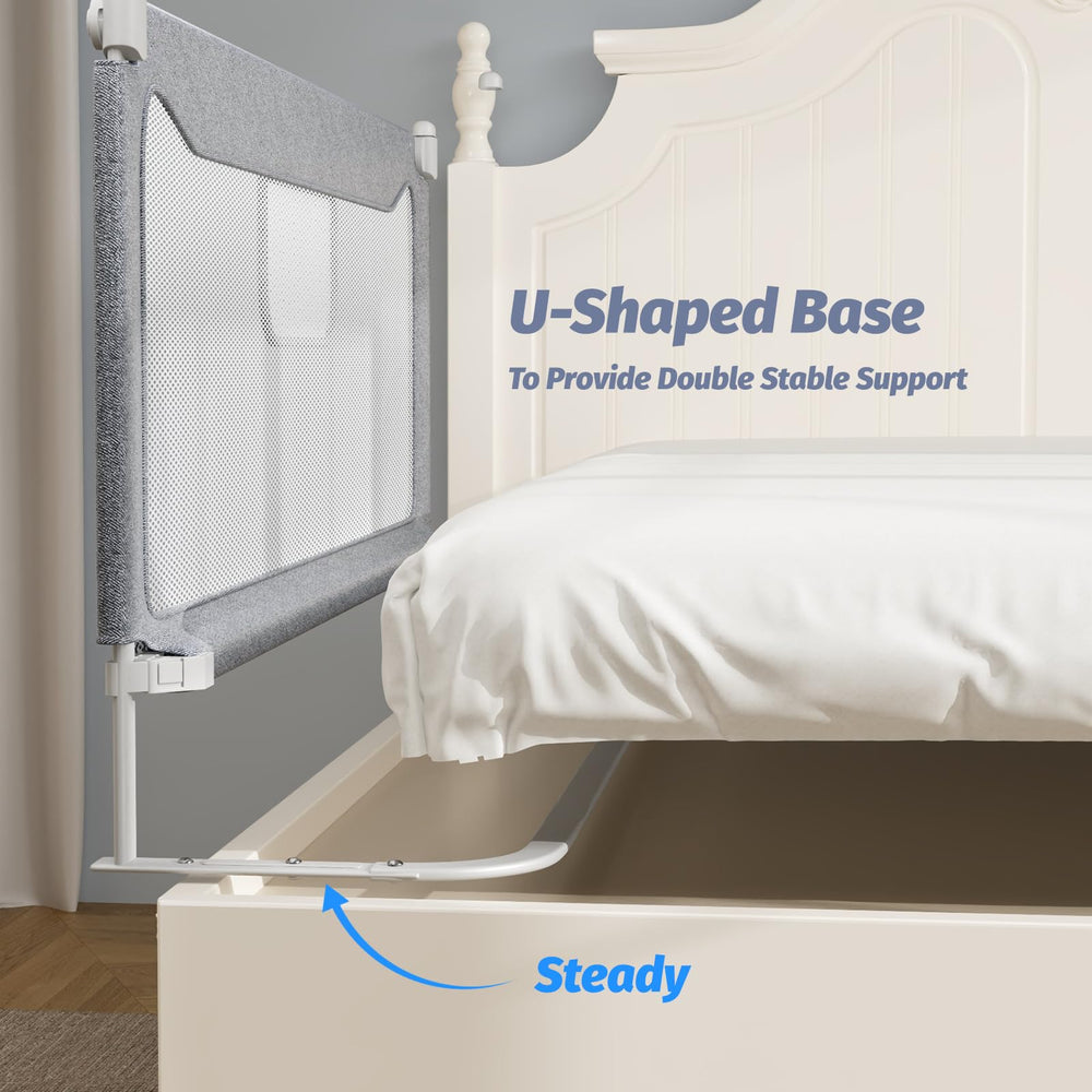 FAMILL bed rail easy-access design supports quick bed routines