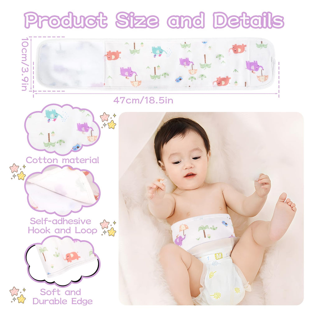 FAMJOALE cartoon-design baby belt enhances outfits