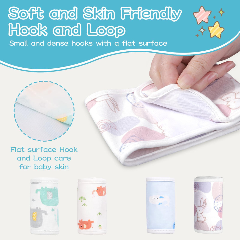 FAMJOALE newborn umbilical wrap easy on off for quick daily care.