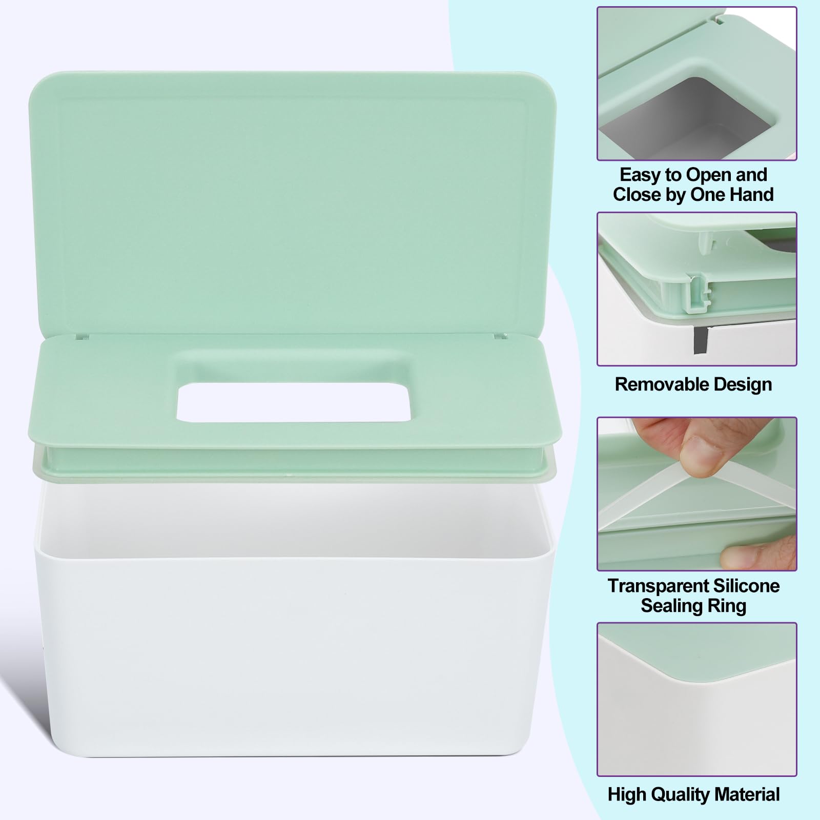 FAMOPLAY 54-pack cloth wipes ample supply for daily care