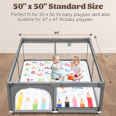 FAMOPLAY play mat folded for easy transport and storage