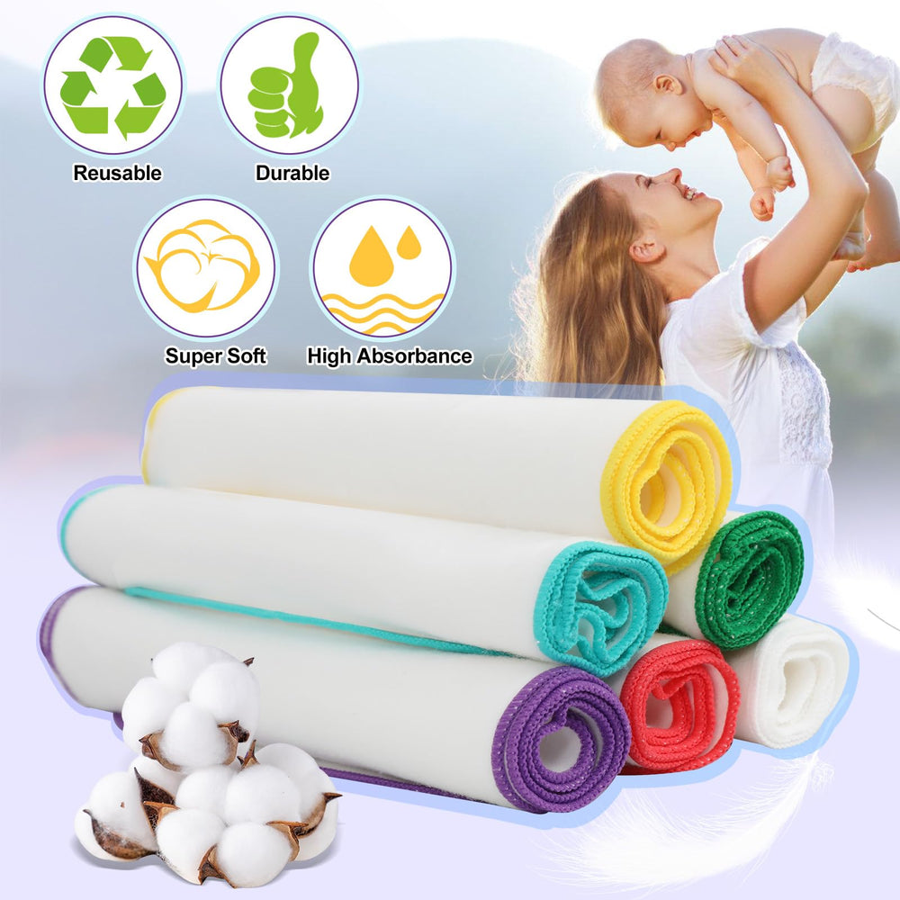 FAMOPLAY soft cotton flannel wipes gentle on baby skin