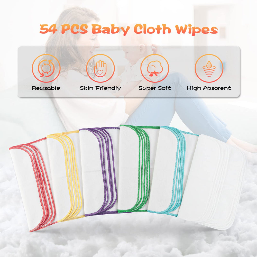 FAMOPLAY soft flannel wipes close-up showing plush fabric.