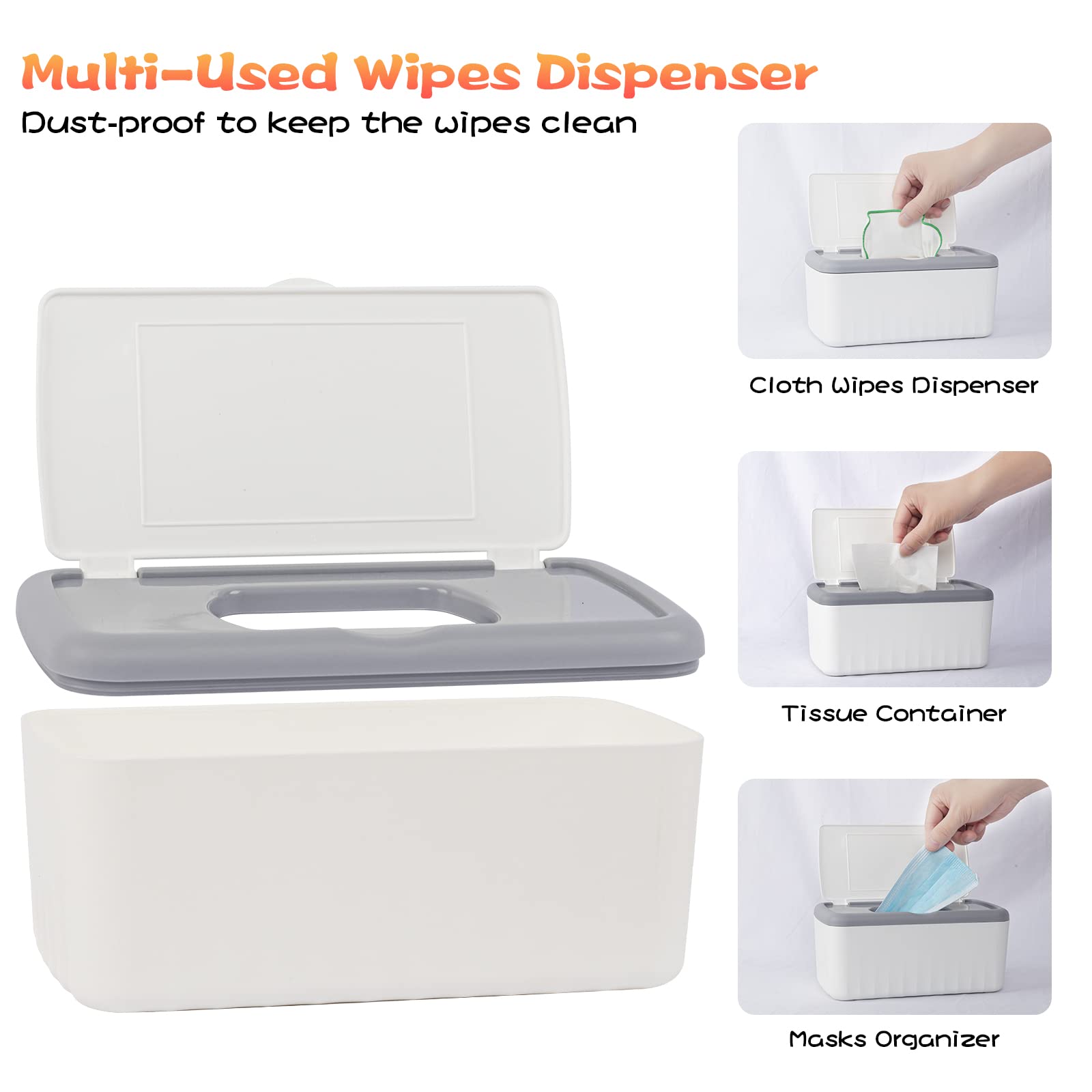 FAMOPLAY laundry bag helps washing reusable wipes easily.