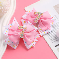Fancheer bow measures about 4x3.5 inches for comfortable wear.
