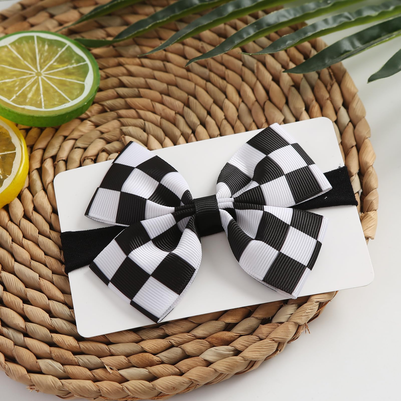 Fancheer infant soft-elastic headband with bow for gentle wear.