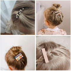 Fancy Clouds wildflower clip offers versatile grip for baby to teen styles.