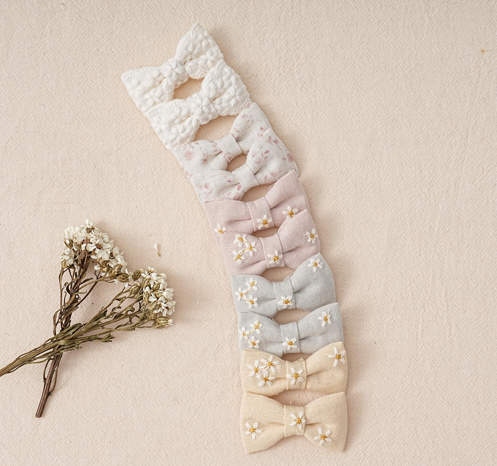 Fancy Clouds neutral color palette hair ties matching outfits
