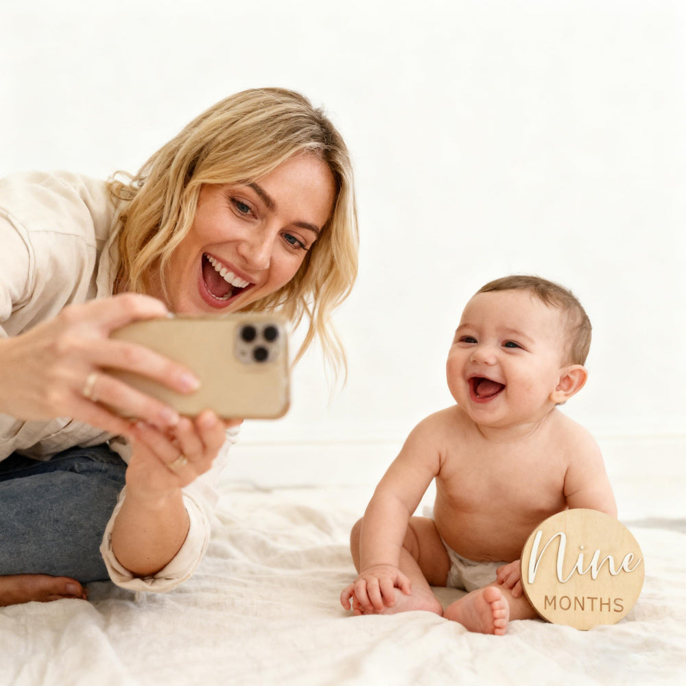 Fancy Swen newborn photo prop set ideal for monthly portraits.