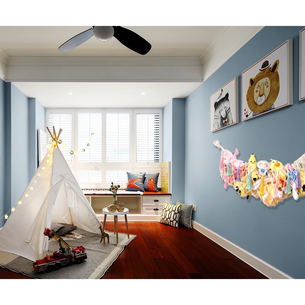 Fancypost space-saving design helps liberate floor space in playrooms and nurseries.