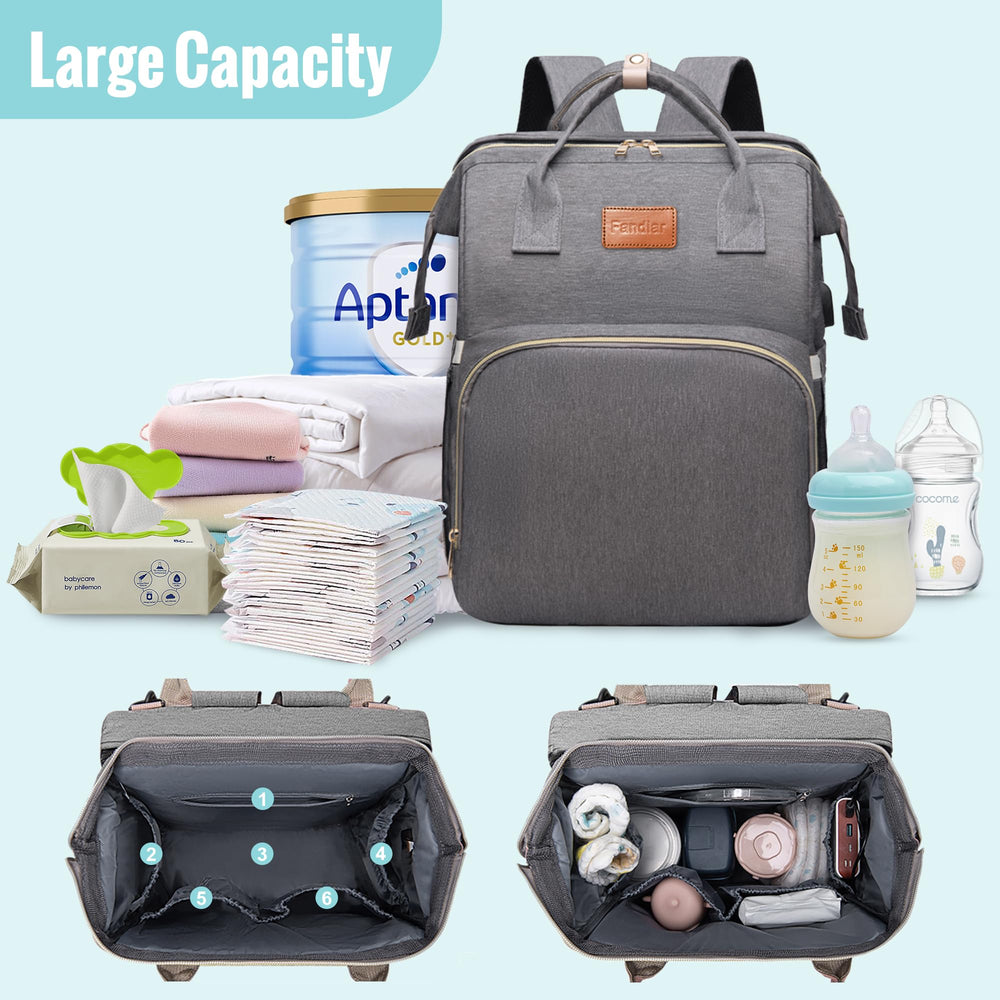 Fandiar ergonomic-back design and padded straps for comfortable carry.