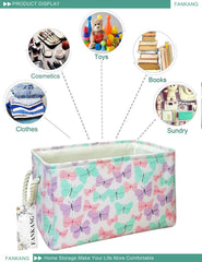 FANKANG Butterfly material close-up, durable canvas with moisture-resistant lining.