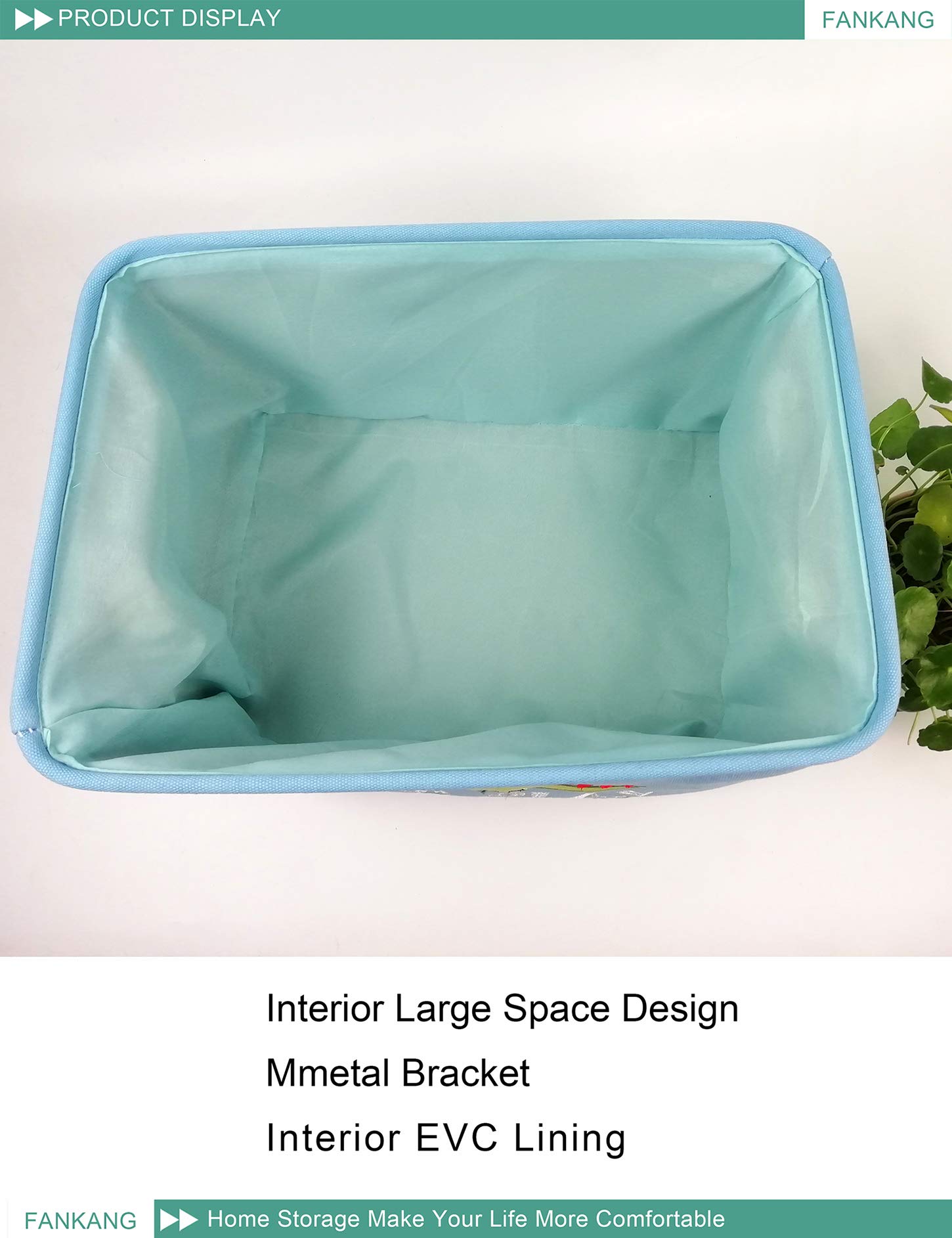FANKANG dinosaur rectangular laundry basket large capacity for toys and laundry.
