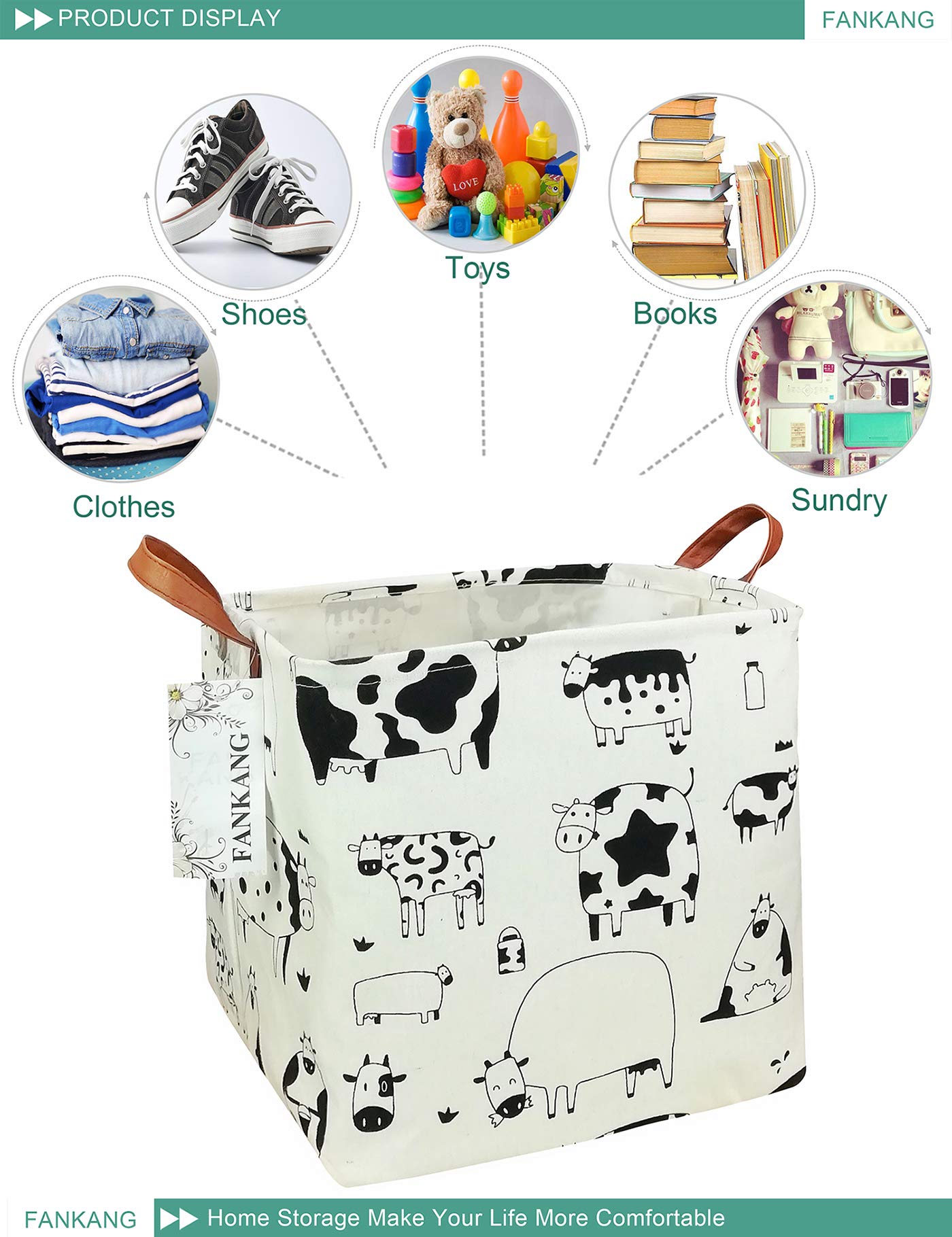 FANKANG Square Nursery Hamper room organization in children’s space