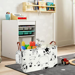 FANKANG laundry basket with waterproof coating protects contents from dampness.