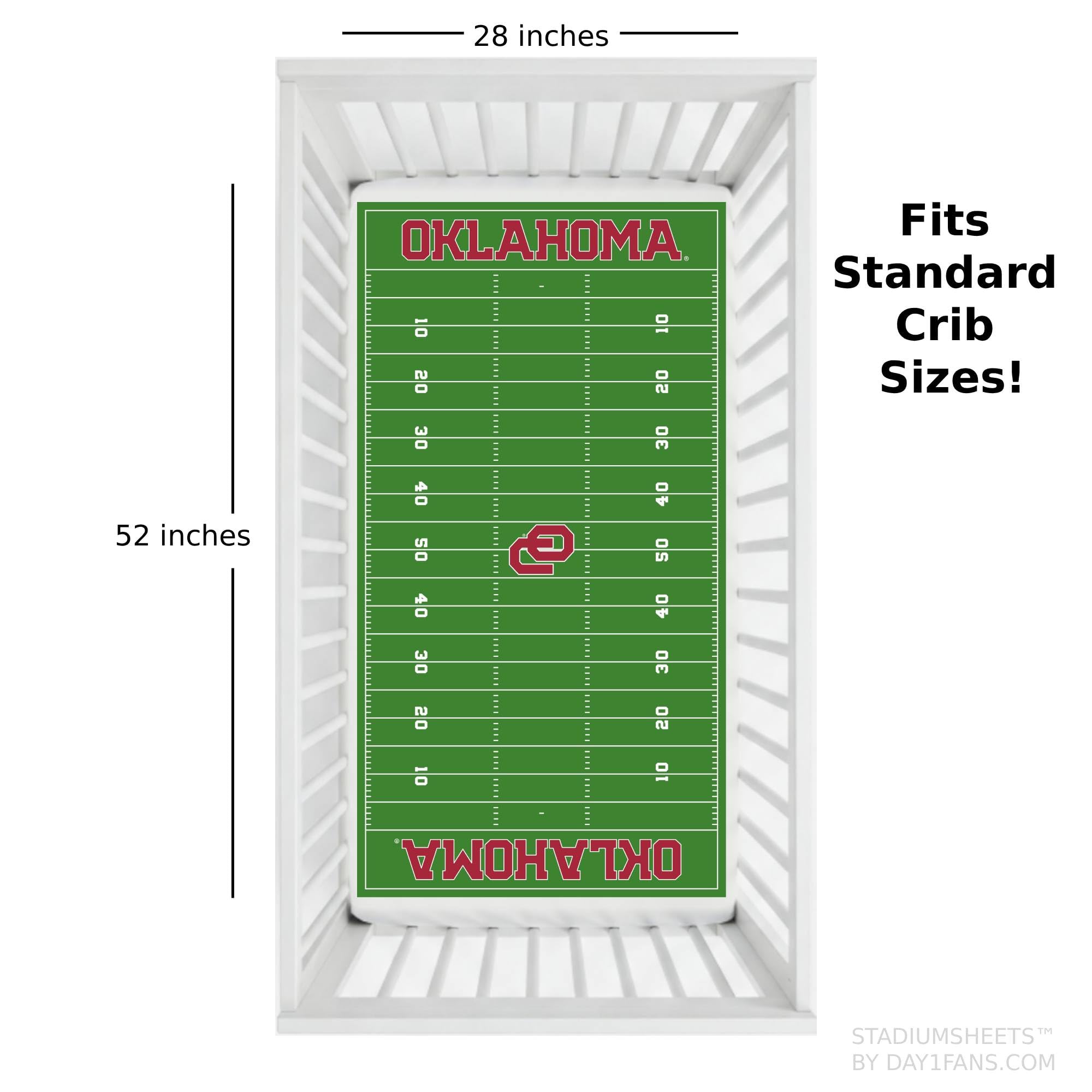 Fanmitts StadiumSheets team-spirit nursery design brings college energy