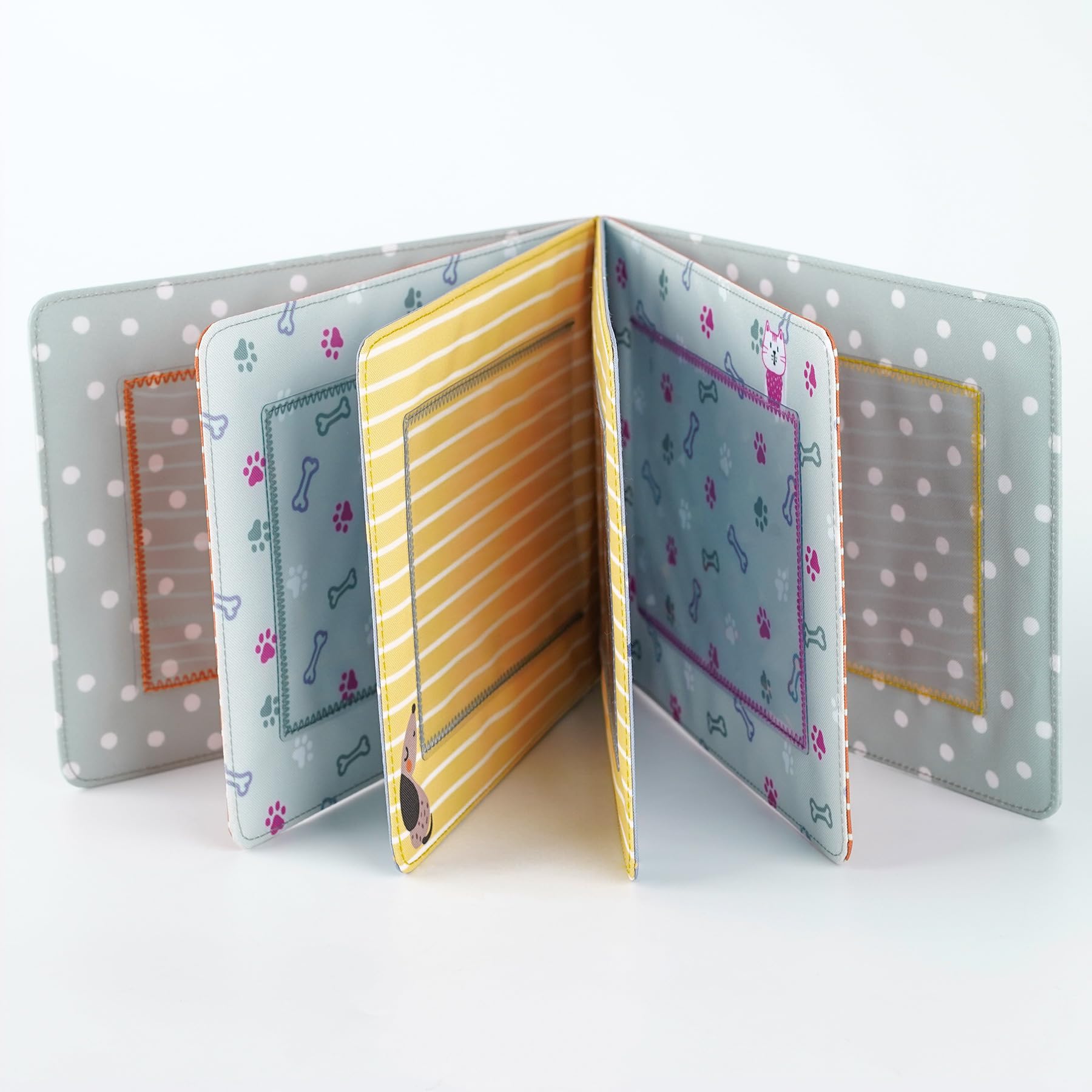 Fanna keepsake holds ten photos, ideal for baby milestones.