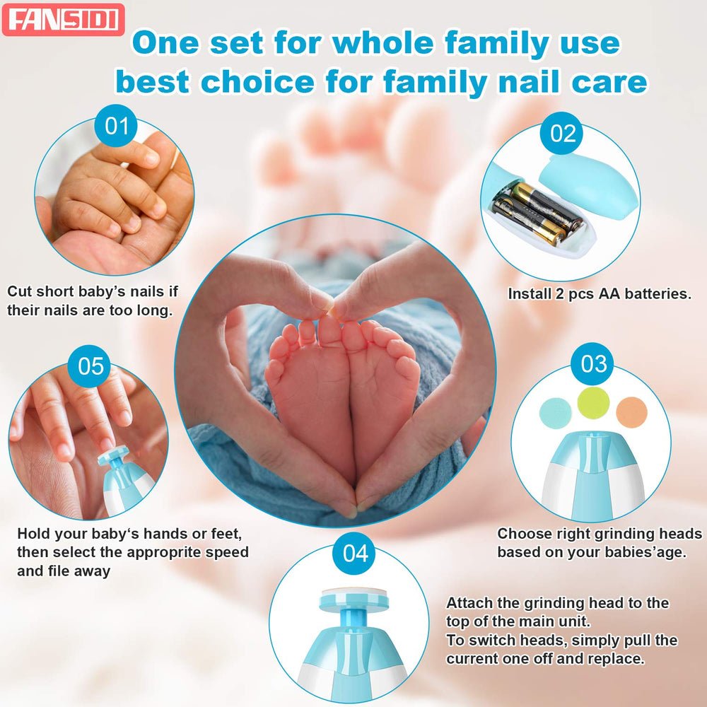 FANSIDI Whisper-quiet operation supports nap-time grooming with minimal disruption.