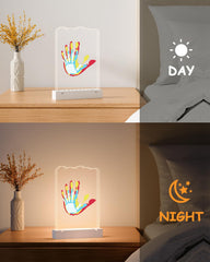 FANTASTIC HOUSE Memorable milestone handprint kit captures a child's growth into a keepsake.