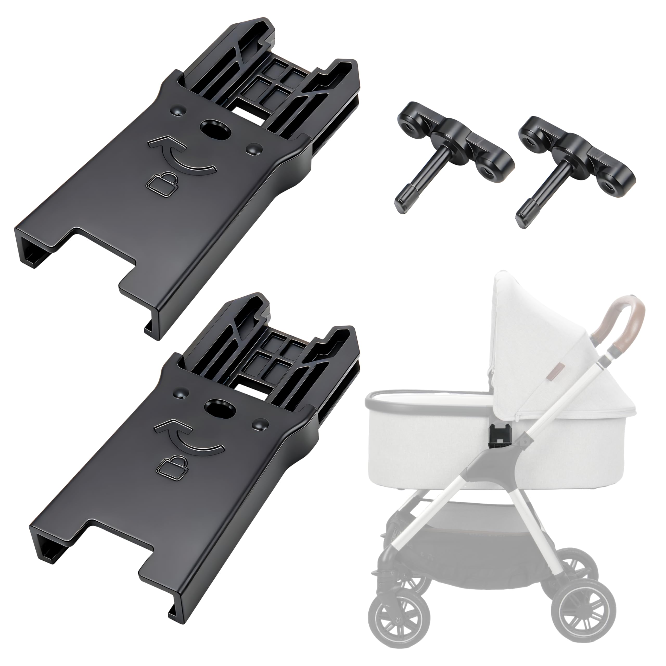 Fantovo UPPAbaby bassinet to Nuna TRIV Next adapter provides secure connection