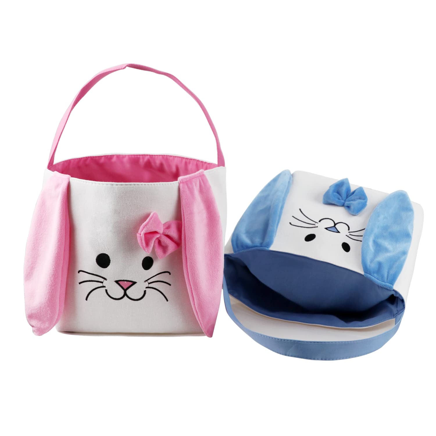 Fanunny Easter Bunny Basket reusable for next year and daily storage.