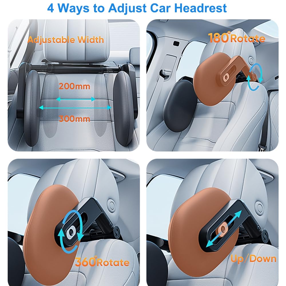 FanXIN pillow rotates 360° for versatile sleeping positions during road trips.