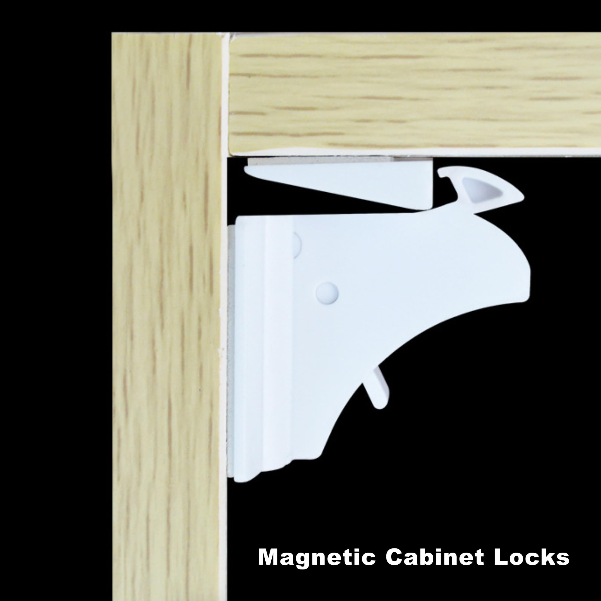 Fariita adhesive mounting locks install without screws for quick baby proofing