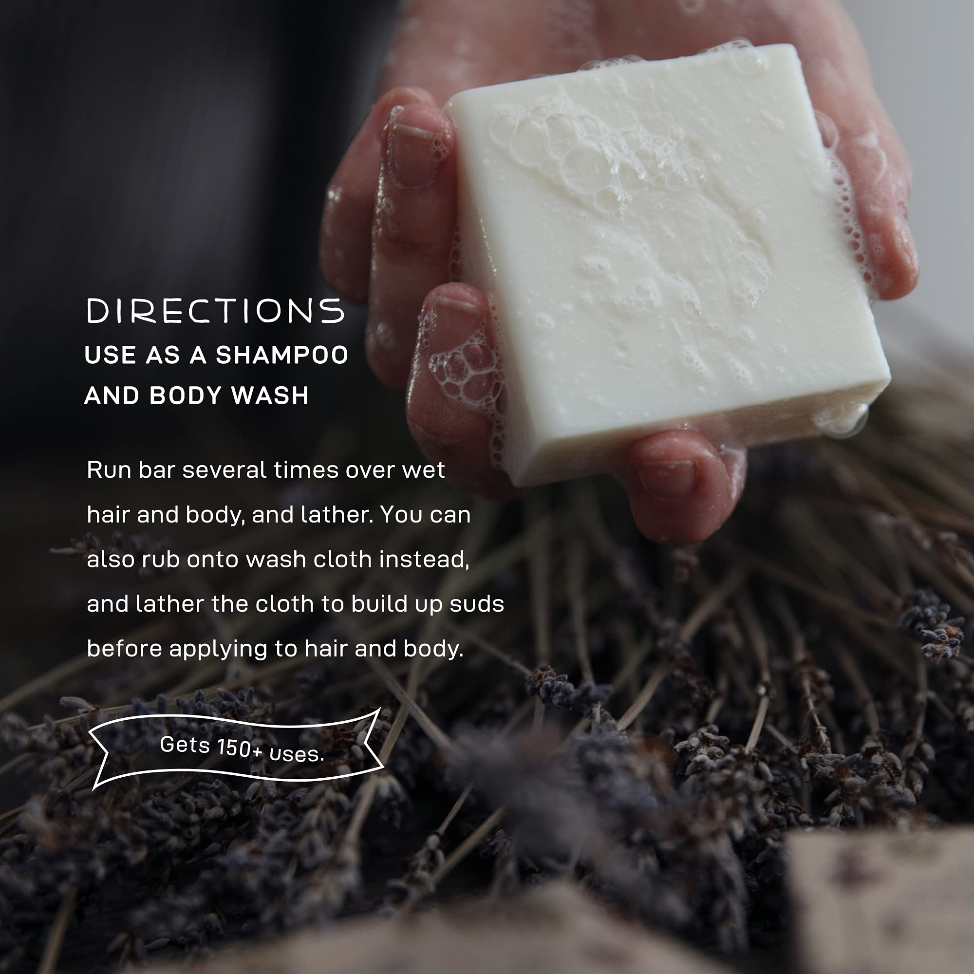 Farmstead Apothecary Baby Shampoo Bar plastic-free packaging in view.