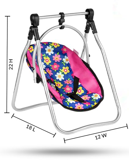 Fash N Kolor doll fabric flower-detail adds vibrant charm for pretend tea.