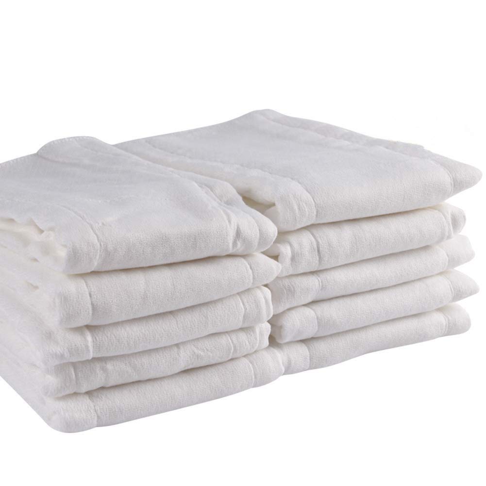 Fasoar prefold cloth diaper in 100% cotton, gentle on delicate baby skin.