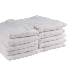 Fasoar prefold cloth diaper in 100% cotton, gentle on delicate baby skin.