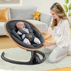 FasonBaby Bluetooth swing with built-in music speaker for calming melodies